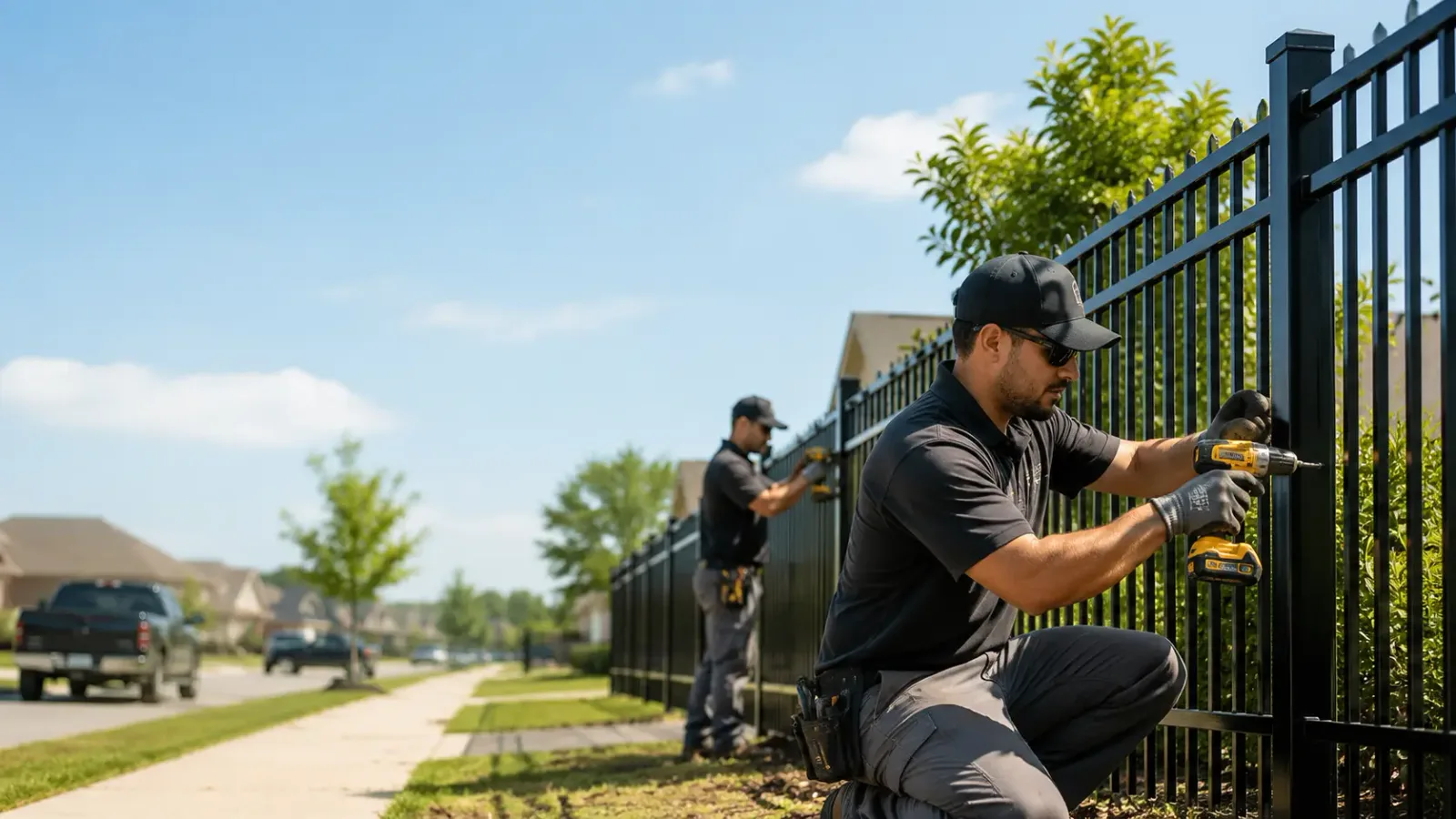 Metal Fence Installation in South Bend, TX